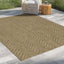 Earth - 7'10" X 10'3" Indoor, Outdoor Area Rug - Mocha, Natural