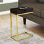Accent Table, C - Shaped Contemporary & Modern Elegant Design