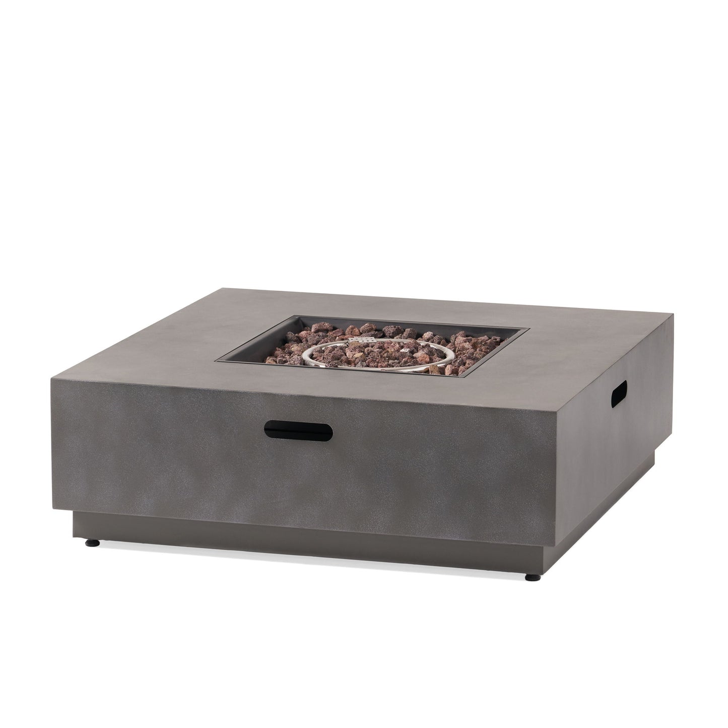 Modern Square Fire Pit With 50, 000 Btu