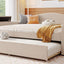 Upholstered Daybed With Storage Armrests, Trundle And Latest Integrated tooth Audio System