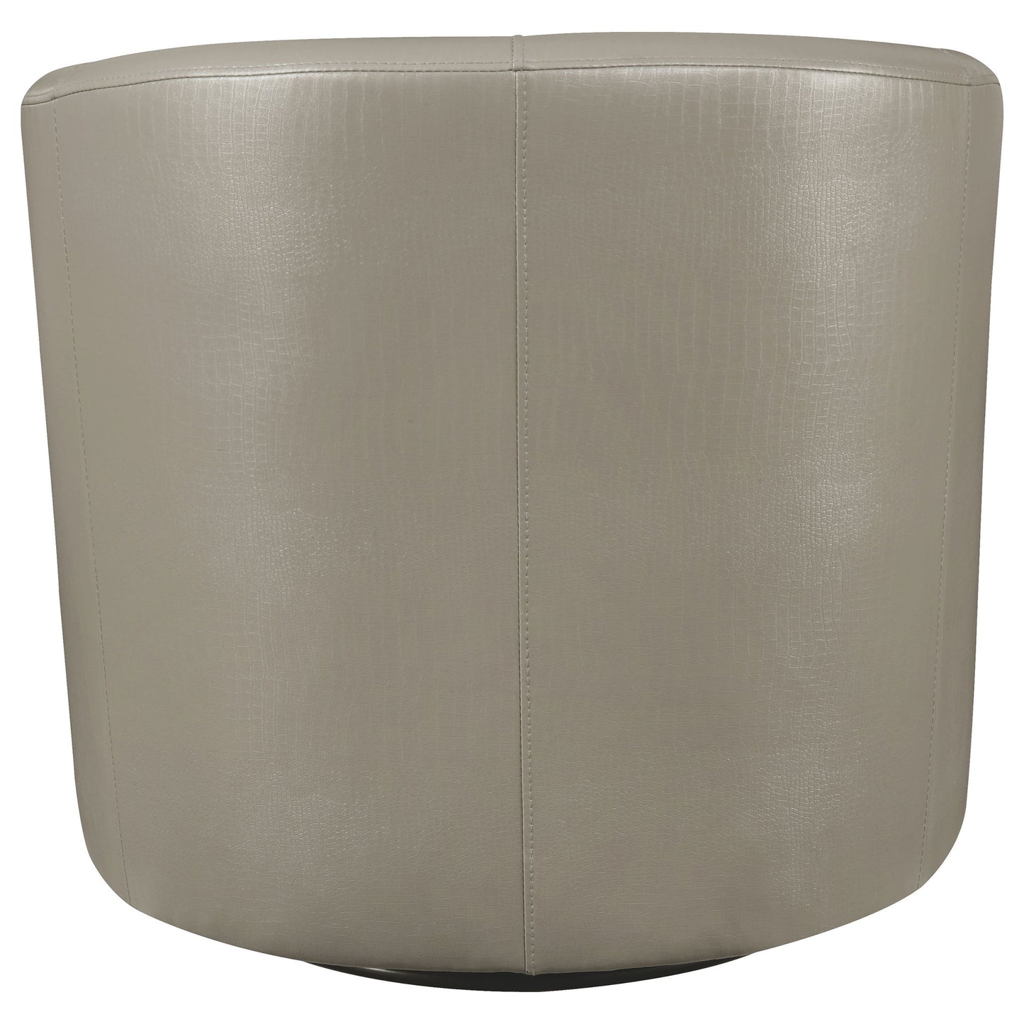 Swivel Armchair With Barrel-Back Design