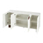 Sideboard Buffet Cabinet Wide Storage Unit With 4 Doors & Adjustable Shelves - White