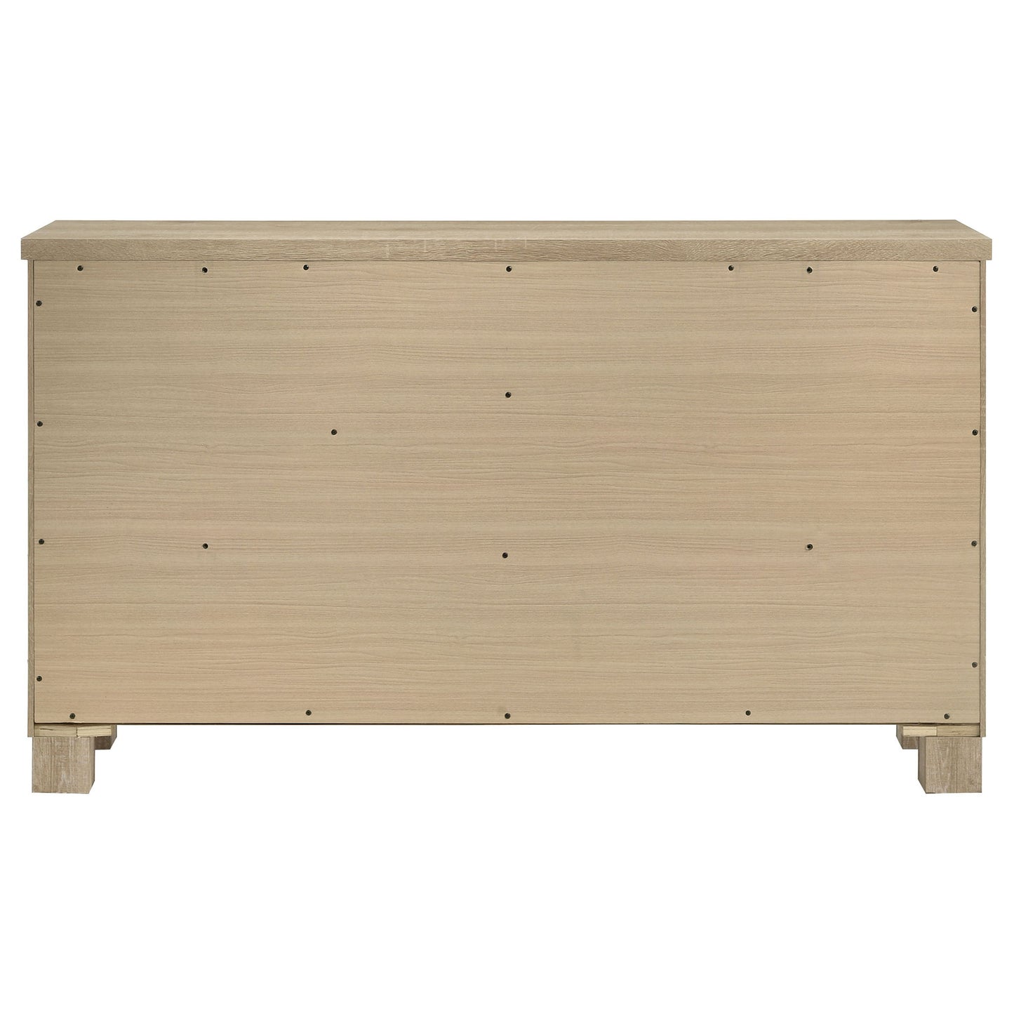 Sansome - 6 Drawer Bedroom Dresser With Pulls - Oak
