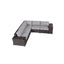Rattan Sectional Sofa Set With Cushions