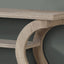 Accent Console Table For Entryway, Unique Curved Design