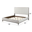 Carena - 5 Piece Bedroom Set (Eastern King Dresser Chest Mirror Nightstand) - Brown / Light Gray / White
