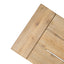 Outdoor Bench With Slat Panel Design And Acacia Wood Frame