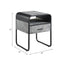 Raziela - End Table With Drawer - Black / Gray