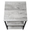 3 Tier Accent Table, Side Marble Look Contemporary & Modern
