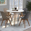 Round Dining Table - White