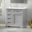 36" Bathroom Vanity With Sink, 2 Tip-Out Drawers, Soft Close Hinges