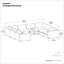 Jasmine - Handcrafted Sectional Sofa