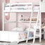 Full Over Full Bunk Bed With Desk