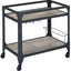 Jorgensen - Serving Cart - Rustic Oak / Charcoal