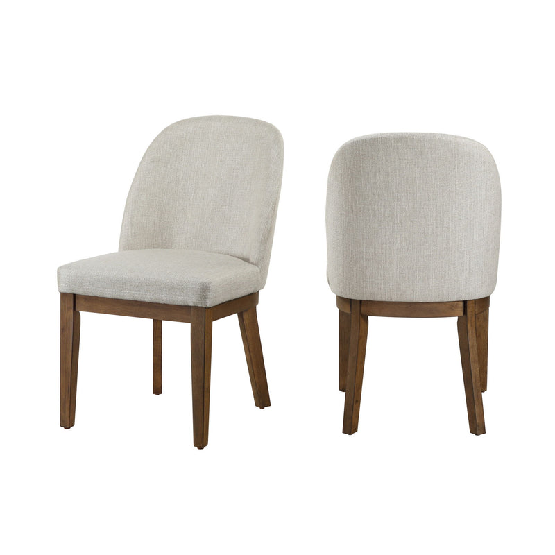 Phoenix - Dining Chair (Set of 2) - Chestnut / Light Gray