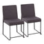 Fuji - Contemporary Modern Elegance With High Back Dining Chair (Set of 2)