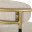 Upholstered Bar Stools With Backs For Kitchen Island (Set of 2)