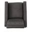Macedonia - Button Tufted Fabric Recliner - Slate