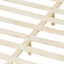 Upholstered Platform Bed Frame With Thick Headboard