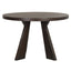 Chestnut Ridge - 5 Piece Dining Room Set (Round 47" Table & 4 Chairs) - Brown / Beige