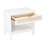 Blake - 1 Drawer Nightstand - White