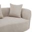 Elegant Curved Sectional Sofa With Full Foam Comfort