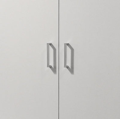 Alara - Height Simplistic Double Door Storage Cabinet - White