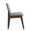 Kaela - 7 Pieces Dining Room Set - Walnut / Light Gray
