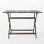 Blissique - Outdoor Foldable Wood Dining Table With Slat Design