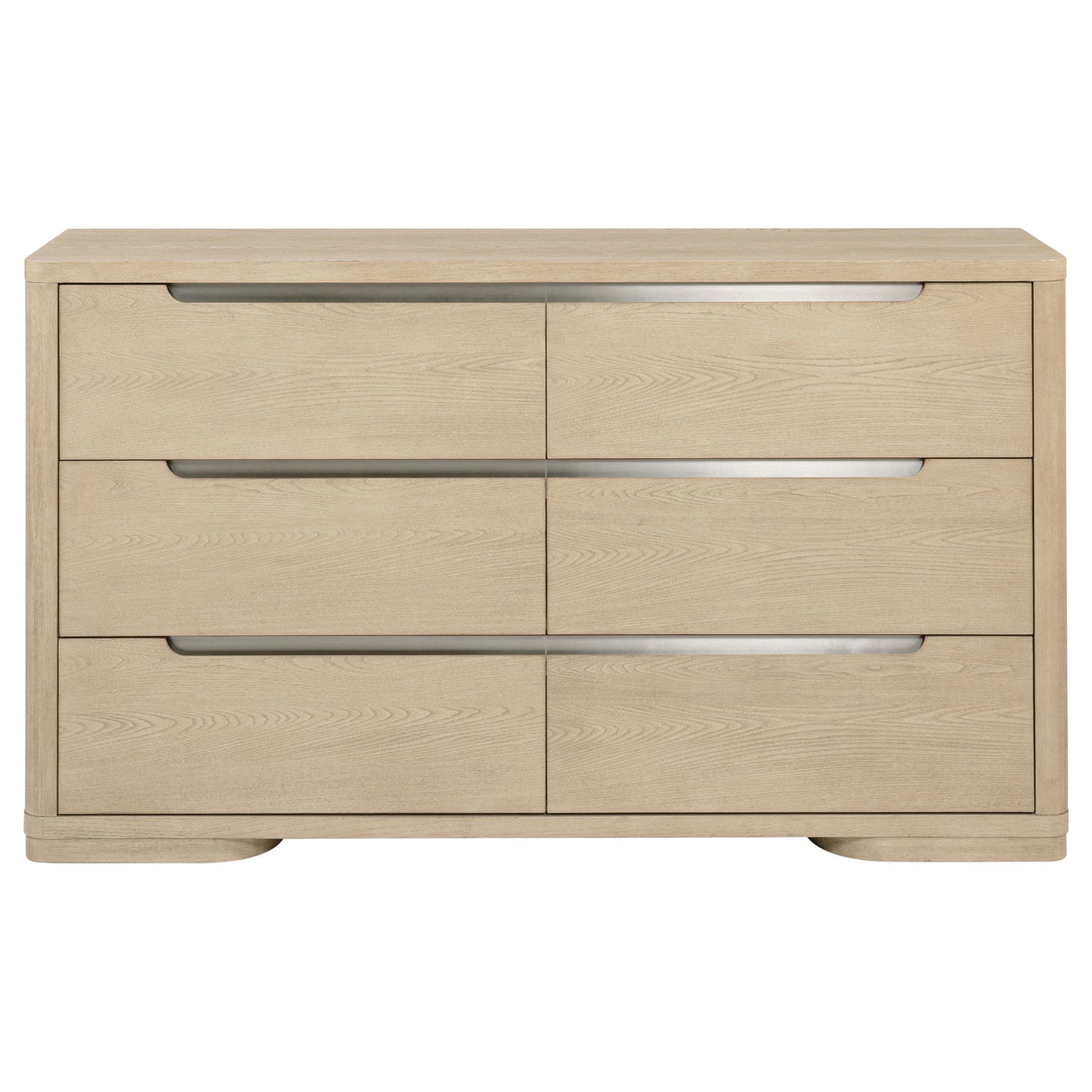 Mirador - 6 Drawer Bedroom Dresser - Natural