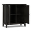 Amherst - 2 Door Storage Cabinet & Adjustable Shelving - Brown