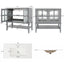 Bathroom Vanity With Ceramic Sink, Adjustable & Open Shelf