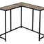 Corner Accent Console Table For Entryway, Unique L-Shaped Design
