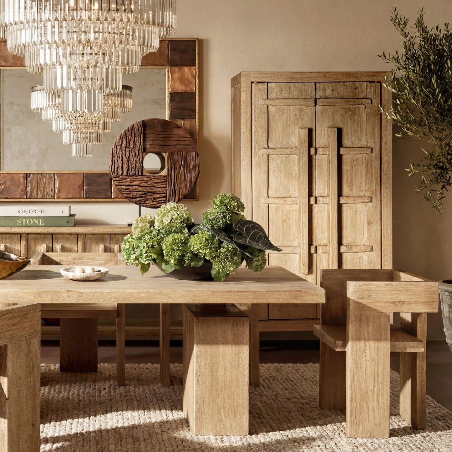 Rowan - Storage Cabinet With Double Doors - Natural