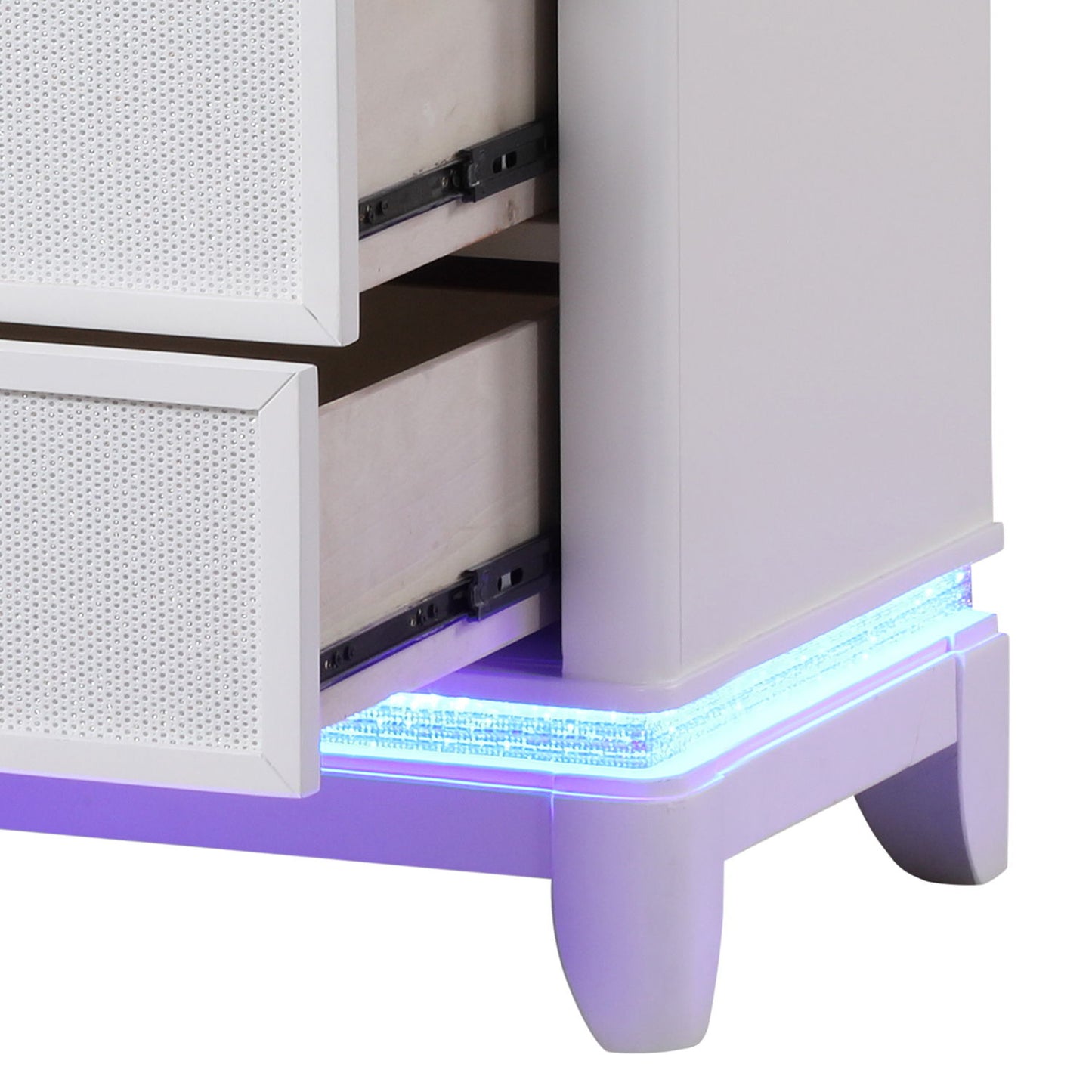 Opium - 5 Drawer Chest - White