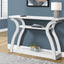 Accent Console Table For Entryway, Unique Curved Design