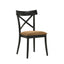 Hillary - Side Chair (Set of 2) - Black / Brown