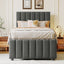 Upholstered Design Platform Bed With Trundle