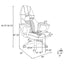 Bruce - Upholstered Adjustable Home Office Chair With Ergonomic Support And Smooth Swivel Function - Black