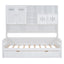Daybed With All-In-One Cabinet And Shelf