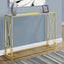 Accent Console Table For Entryway, Contemporary & Modern - Gold