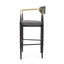 Upholstered Bar Stools With Backs For Kitchen Island (Set of 2)