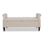 Jacqueline - Tufted Roll Arm Storage Bench