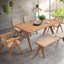 Valentina - 6 Piece Patio Furniture Set - Rattan / Natural