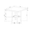 Claui - Bar Table - Natural