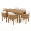 Outdoor Dining Set With Table And Rope Chairs
