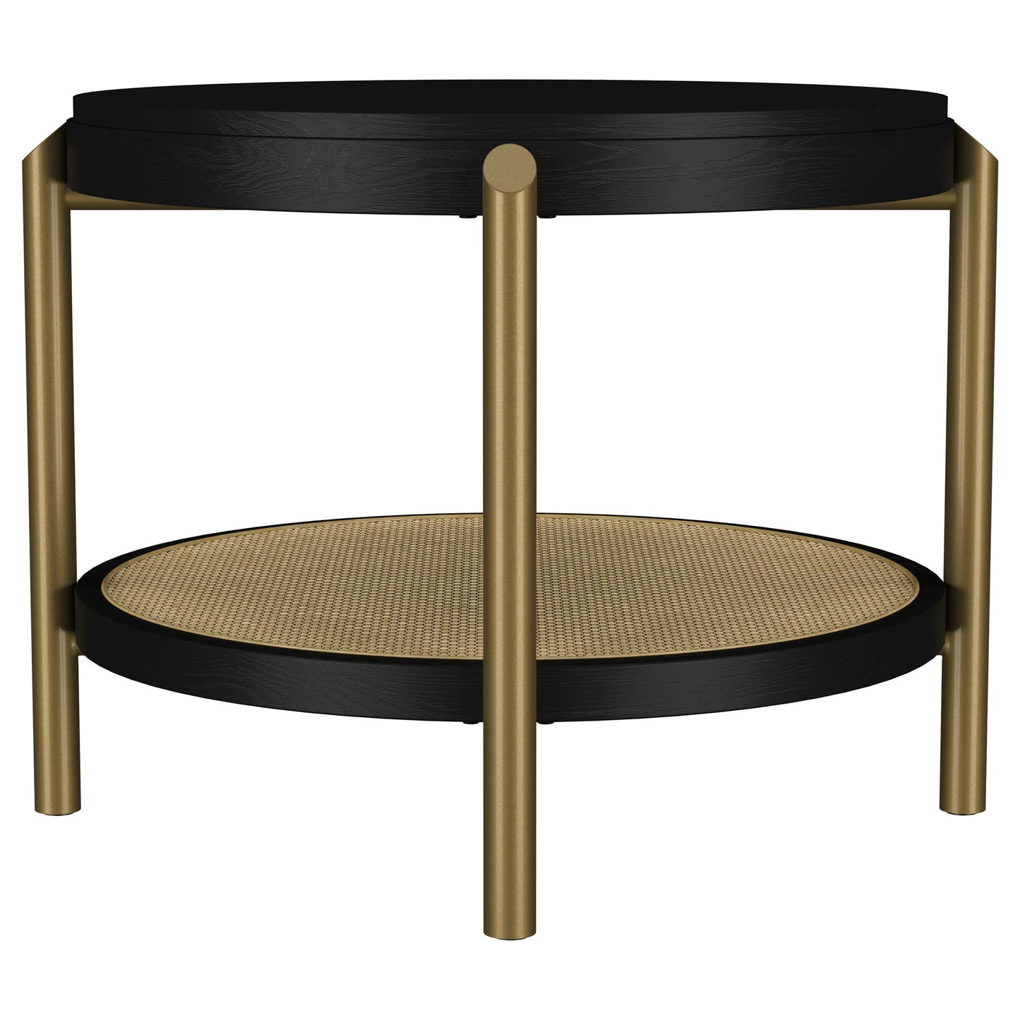Benson - Round Table With Storage Shelf
