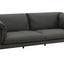 Tadi - Top Grain Leather Sofa - Black