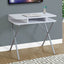 Computer Desk For Home Office, Laptop, Storage Shelves, Modern Convenient Design - White