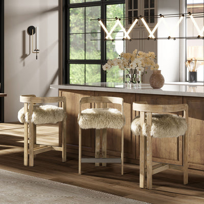 Millwick - Low Back Counter Stool